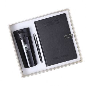 Customized Corporate Business PU Leather <b>Notebook</b> Coffee Cup Gift Set Wholesale Promotional Luxury <b>A5</b> Journal Gift Box With Pen - Product Image 4