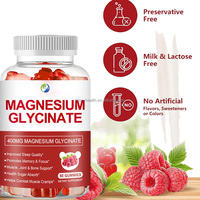 Ausreson OEM Gummies Naturels pour le Sommeil, Vitamines Gélifiées 400mg Glycinate de Magnésium, Complément à Marque Blanche, Gummies au Magnésium pour le Sommeil