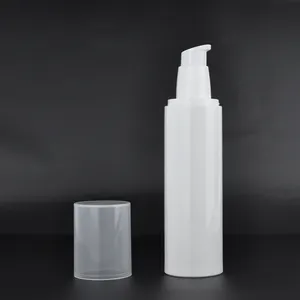 Kustom Putih Kosong 30Ml 50Ml 80Ml Krim Kosmetik Perawatan Kulit Botol Pompa Pengap Mewah Tahan Anak