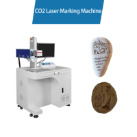 Machine de marquage laser CO2 à tube métallique RF scellé, jusqu'à 45 000 heures, 60W, 600x600mm, avec cabinet fermé, pour la production à long terme