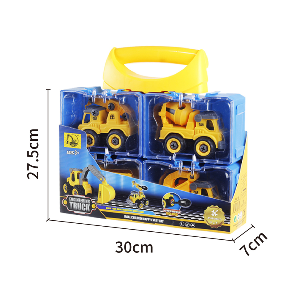 Dropshipping Building Car Toys Engineering Vehicle Assembly Car Toys Series