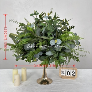 DKB <b>Artificial</b> Rose Flower Ball <b>Artificial</b> Flower Wedding Centerpieces for Wedding Table Party Decorations - Product Image 2