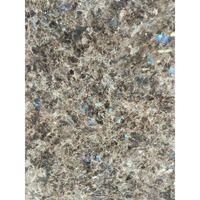Carreaux polis en granit antique de Labrador de lavande avec des points de départ brillants Couleur baltique de granit de luxe avec des points brillants bleus