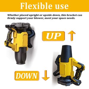 ขายึดติดผนังสำหรับเครื่องเป่าลมใบไม้ Dewalt 20V ทำจากเหล็กกล้าคาร์บอน แข็งแรงทนทาน ใช้สำหรับเก็บเครื่องมือในโรงรถ สำหรับรุ่น DCBL722 - Product Image 4
