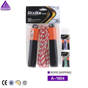 Nhà máy tùy chỉnh cung cấp PVC jump rope,Non-Slip xử lý LCD hiển thị kỹ thuật số điện tử bỏ qua Rope với túi miễn phí - Product Image 6