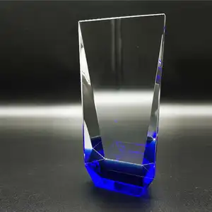 Trofeo de cristal de diamante, diseño personalizado, regalo de negocios