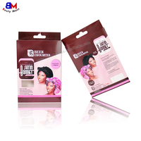 Boîte à Bonnets Personnalisée avec Logo Privé, Boîte en Satin pour Tresses, Boîte d'Emballage en Soie pour Durags, Boîte en Carton Pliable avec Fenêtre pour Présentation