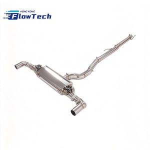 ระบบท่อไอเสีย FlowTech T304 สแตนเลสสตีล วาล์วทรอนิกส์ แคทแบค พร้อมหม้อพักเสียง สำหรับรถยนต์ Mercedes-AMG CLA45 W117 M133 2.0T ปี 2013-2019 - Product Image 6