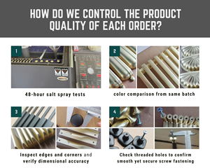 Đồ Nội Thất Phần Cứng Nhà Bếp Cửa Và Tủ Kéo 3 Inch 76Mm Thêm Dài Chống Va Chạm Hiện Đại Có Knurled Nhôm Xử Lý - Product Image 5