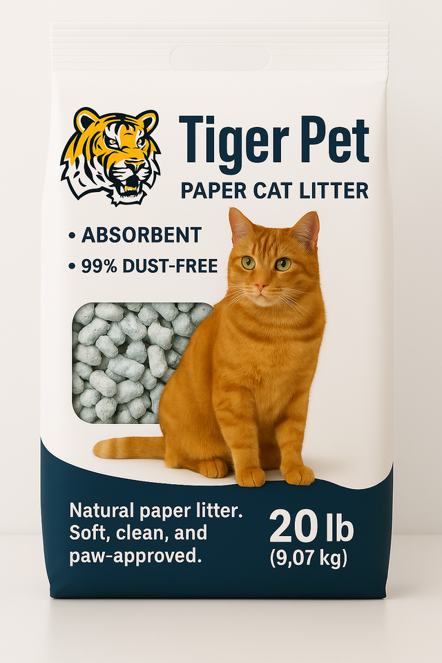 Photo inspiration: Fresh Look at Odor Neutralizing Paper Cat Litter Made From Recycled Materials For