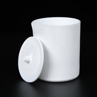 Bécher en PTFE 250 ml, 100 % vierge, résistant aux produits chimiques, avec poignée, pour laboratoire
