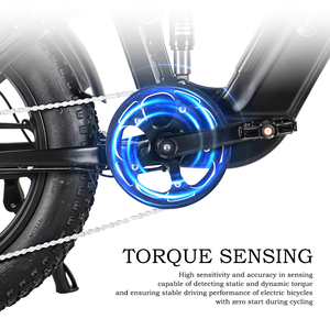 CMACEWHEEL V20 EU Stock 750W Hybrid Fat Tire Ebike 48V 20Ah Long <b>Range</b> Aluminum Alloy Dual Suspension Waterproof Folding Ebike - Product Image 3