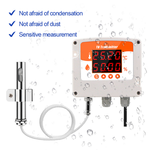 Máy phát nhiệt độ và độ ẩm treo tường với đầu dò để giám sát lâu dài ổn định trong kho và lưu trữ - Product Image 6