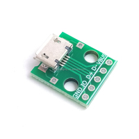 Adaptateur MICRO USB vers DIP femelle Type B Micro 5P SMD vers DIP 2.54mm, carte adaptatrice à tête femelle soudée, 10 pièces/lot
