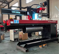 Machine de soudage automatique à couture droite et longitudinale pour la fabrication de tôles d'acier et de cylindres
