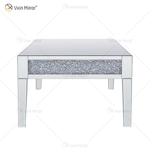 Vxin Customized <strong>Side</strong> <strong>Table</strong> WXF-170 Crushed Diamond Homemade <strong>Silver</strong> Coffee <strong>Table</strong> - Product Image 5