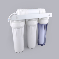 Système de filtration d'eau domestique portable électrique à osmose inverse 3 étapes, débit de 50 GPD, filtre de 24 mois