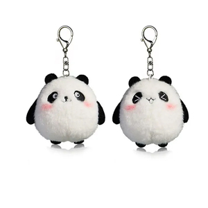 Mềm sang trọng Anime Keychain động vật Dép sang trọng Keychain tùy chỉnh mềm nhồi Plush Móc chìa khóa nhà sản xuất - Product Image 5