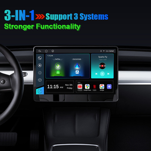 Adaptateur sans fil <span class=keywords><strong>Android</strong></span> <span class=keywords><strong>Auto</strong></span> et Apple CarPlay AI Box avec commande vocale (Siri/Google) pour voitures Audi/VW 32G WiFi 4 cœurs - Product Image 2