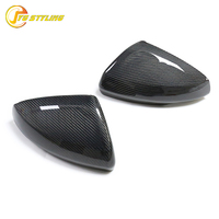 Cubierta de Espejo Retrovisor de Fibra de Carbono para Volkswagen VW POLO, Carcasa de Espejo Retrovisor Lateral para Audi A1, Repuesto 2019-2022