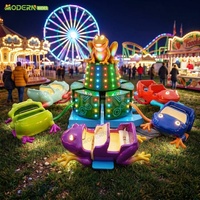 Manège de Fête Foraine : Grenouille Sautante Mécanique, Équipement d'Amusement Extérieur pour Enfants