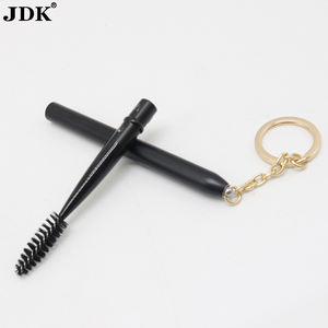 Kuas Maskara Alis Aplikator Bulu Mata, Sikat Kosmetik Portabel Mata dengan Tutup untuk Perjalanan - Product Image 2