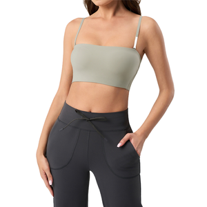 Sujetador Deportivo Personalizado de Moda, Sujetador Deportivo para Mujer, a Prueba de Impactos, con <span class=keywords><strong>Tirantes</strong></span> Ajustables para Yoga y Fitness - Product Image 1