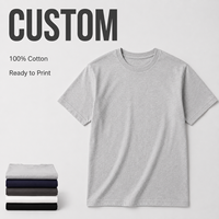 T-shirt homme en coton 100% uni, coupe ample et décontractée, style boxy, pour l'été, vente en gros personnalisée, commande en gros