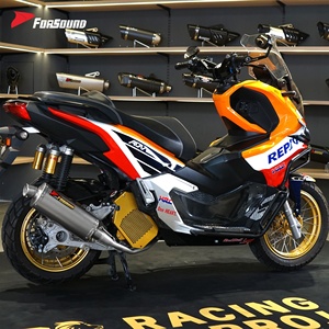 ระบบท่อไอเสียรถจักรยานยนต์แบบสปอร์ต Torch Gemini สำหรับ Honda <span class=keywords><strong>ADV160</strong></span> <span class=keywords><strong>ราคา</strong></span>ขายส่งจากโรงงาน Forsound - Product Image 5