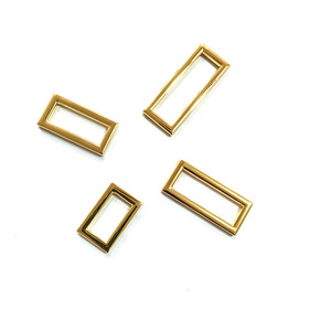 Hebilla Cuadrada de Latón Fundido a Presión, Conector Rectangular para Bolsos y Accesorios, Estilo Clásico Resistente, Hy-1048 - Product Image 3