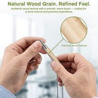 Collar Inhalador para Dejar la Adicción al Tabaco, Madera de Haya y Menta Verde, Accesorio para Respiración Consciente, Refugio Personal para la Salud