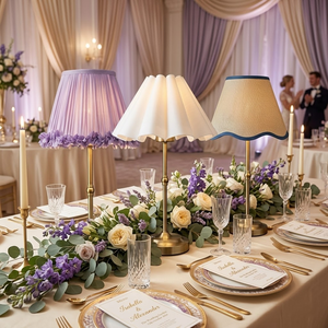 Customizable Elegant Rechargeable Cordless <strong>Touch</strong> Fabric Shade Luxury Retro Premium Classic Wedding Table <strong>Lamp</strong> - Product Image 1
