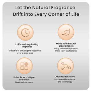 MULAN Huile essentielle de luxe écologique pour diffuseur de roseaux Parfum longue durée pour diverses occasions pour la salle de bain - Product Image 3