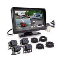 10.1 pouces 1080P 4 canaux DVR enregistreur moniteur caméra Kit pour camion/remorque/Bus/RV