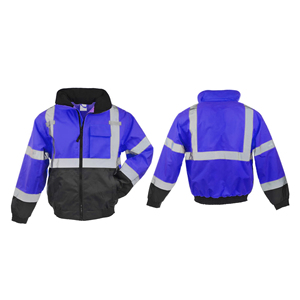 Chaqueta de Seguridad Impermeable de Alta Visibilidad con Cinta Reflectante 3M para Protección en Trabajos Industriales - Product Image 2