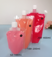 Base de brillant à lèvres liquide végétalienne en gros, 100 ml/sachet, marque privée, enrichie en vitamine E, pour cosmétiques DIY hydratants, mats, scintillants et brillants