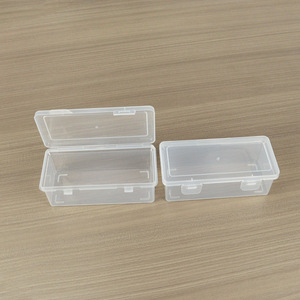 Rectangular Transparent PP Plastic Storage <b>Box</b> 14.8x6.8x5cm With Lid For Organizing Tools Parts Components - Product Image 1