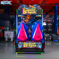 Machine de jeu d'arcade de tir Legend Dragon pour 2 joueurs, jeu de tir commercial pour centre de divertissement familial et centre commercial