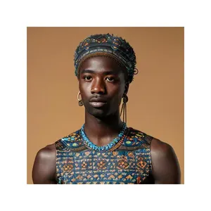 Yüksek kalite Modern yerli afrika kumaş canlı Dashiki baskı giyim malzemesi
