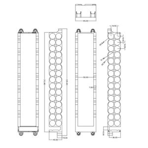 Nouveau support de batterie en plastique 18650 avec <span class=keywords><strong>protection</strong></span> anti-vibration pour trottinette électrique Xiaomi M365 - Product Image 5