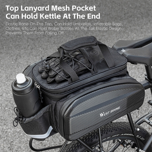WEST BIKING Sac de Coffre de <span class=keywords><strong>Vélo</strong></span> Grande Capacité Étanche Sacoche de <span class=keywords><strong>Porte</strong></span>-Bagages Arrière de <span class=keywords><strong>Vélo</strong></span> pour Bicyclette - Product Image 3