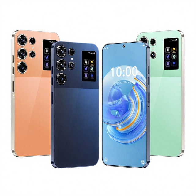Hot Sell S26 Ultra 5G LTE AI Phone 16GB 1TB Android 14 108MP HD 90Hz Deca Core 120W Quick Charge Dual SIM Smartphone Spanish