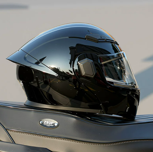Nuevo <span class=keywords><strong>Casco</strong></span> <span class=keywords><strong>Integral</strong></span> PBRabbit con Doble Visera y Protección Solar, Cierre Doble D para Motocicleta/Vehículo Eléctrico, para Hombre y Mujer - Product Image 3