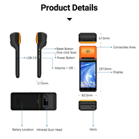 Nuevo diseño Android 13 3GB RAM 16GB ROM Memoria Caja registradora NFC Software POS móvil de mano Máquina de facturación portátil Sistema Pos