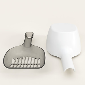 Plastic <b>Cat</b> <b>Litter</b> Scoop Oval Manual Easy Clean For <b>Cats</b> Lightweight Pet Supply - Product Image 1