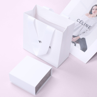 Krim langsung pabrik hadiah belanja mewah perhiasan hadiah pernikahan tas kemasan kertas hadiah untuk belanja perhiasan