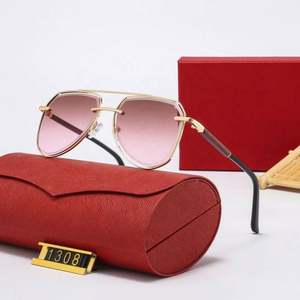 Lunettes de soleil classiques 1308, mode, UV400, grande monture, verres surdimensionnés, lunettes de soleil <span class=keywords><strong>2022</strong></span>, hommes et femmes - Product Image 1