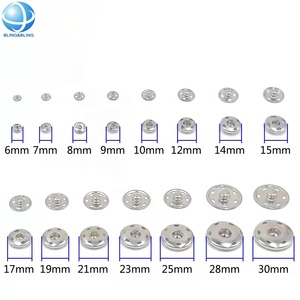Boutons pression ronds en cristal coeur personnaliser la décoration artisanale des boutons amovibles - Product Image 6