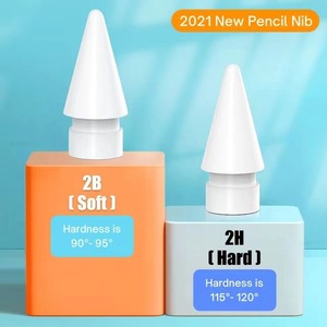 2B/hb pour <span class=keywords><strong>Apple</strong></span> <span class=keywords><strong>Pencil</strong></span> Première et <span class=keywords><strong>deuxième</strong></span> <span class=keywords><strong>génération</strong></span> pour IPad Needle Mute Original Replacement - Product Image 2