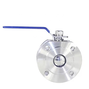 Válvula de Bola Manual Neumática WCB de Acero Inoxidable 304 de Plataforma Alta Tipo Sándwich OEM DN15-DN100 2-8 bar - Product Image 5